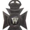 Wiltshire Constabulary Helmet Plate - King's Crown