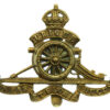 Royal Artillery (Revolving Wheel) Cap Badge - King's Crown
