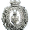 Stockport Borough Police Wreath Helmet Plate - King's Crown
