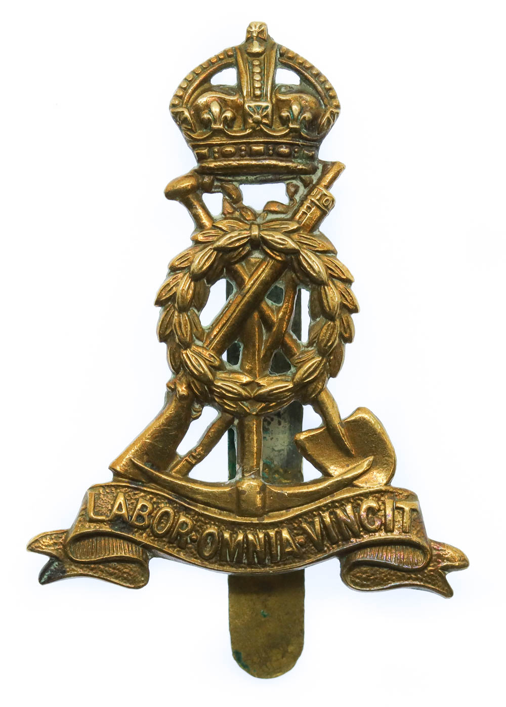 Pioneer Corps Cap Badge - King's Crown