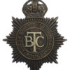British Transport Commission (B.T.C.) Police Night Helmet Plate - King's Crown