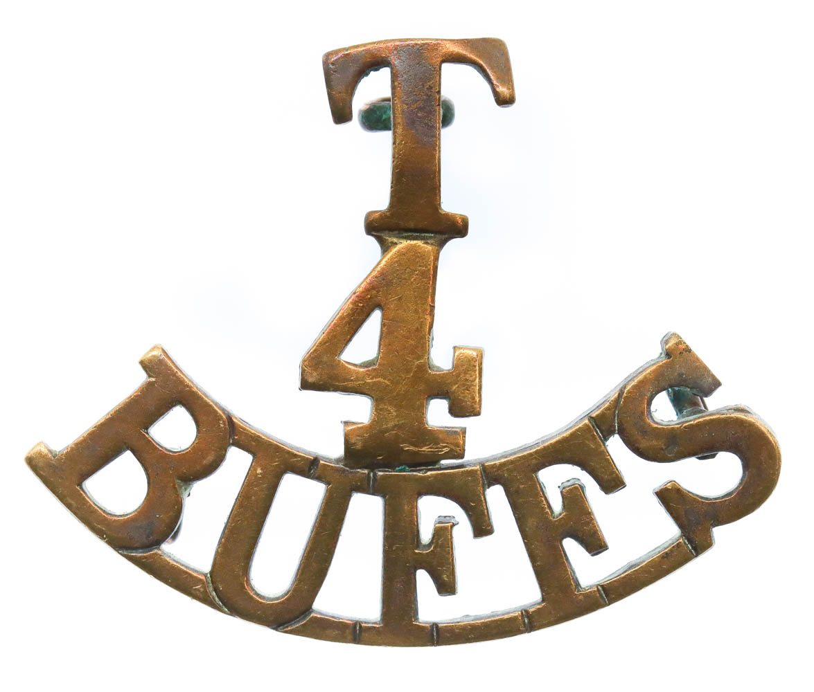 4th Territorial Bn. East Kent Regiment (T/4/BUFFS) Shoulder Title