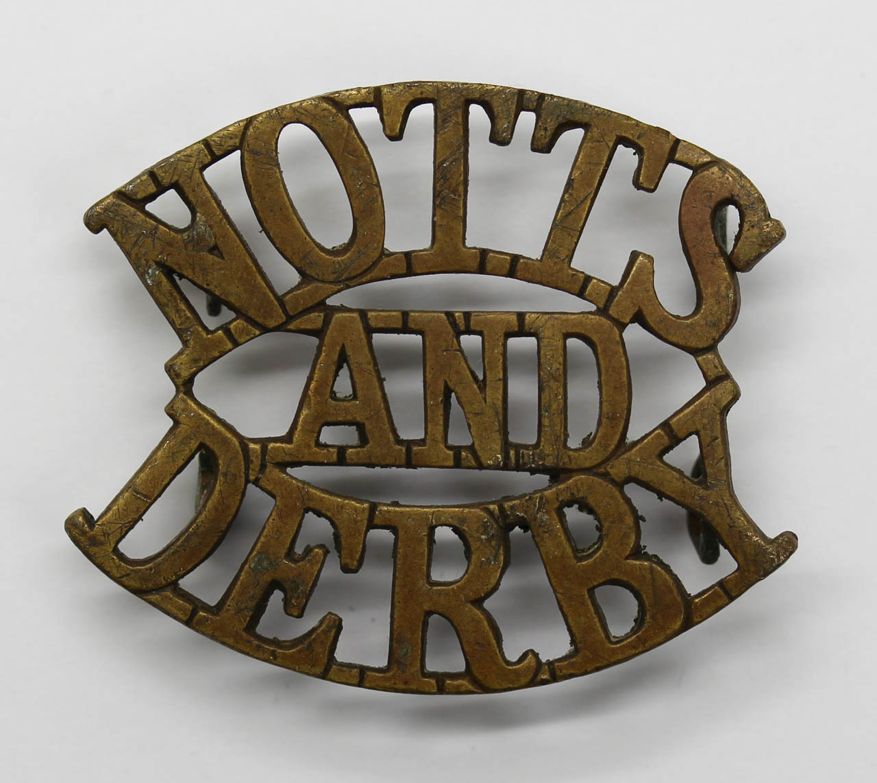 Notts & Derby Regiment Sherwood Foresters (NOTTS/AND/DERBY) Shoulder Title