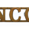 Non Combatant Corps (N.C.C.) Shoulder Title