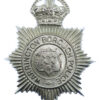Warrington Borough Police Helmet Plate - King's Crown