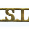 King's Shropshire Light Infantry (K.S.L.I.) Shoulder Title