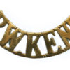 Royal West Kent Regiment (R.W. KENT) Shoulder Title
