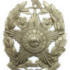 Leeds City Police White Metal Helmet Plate