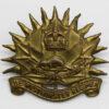 Canadian Westminster Regiment Cap Badge - King's Crown