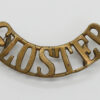 Gloucestershire Regiment (GLOSTER) Shoulder Title