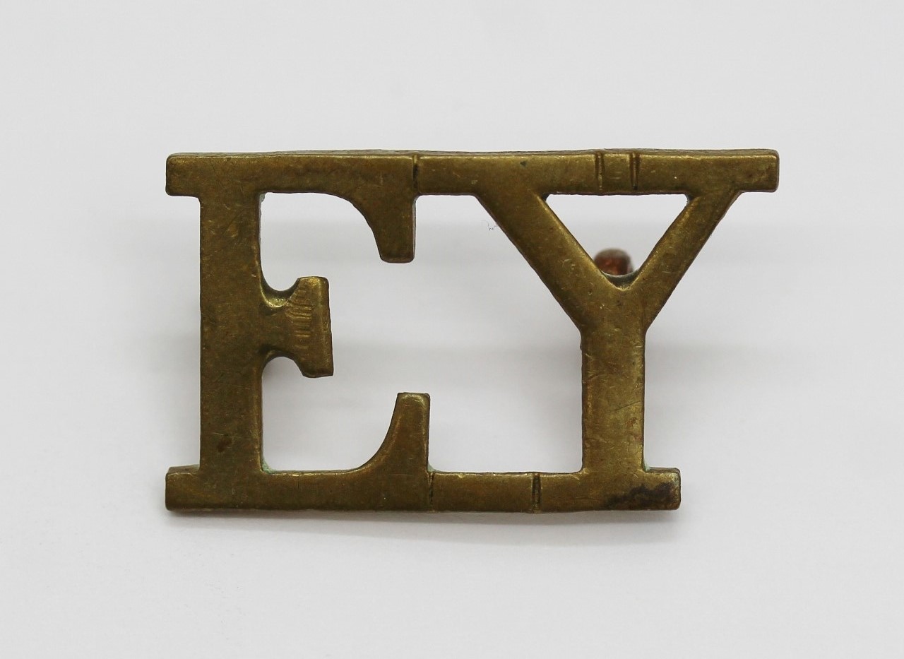 Essex Yeomanry (E.Y.) Shoulder Title