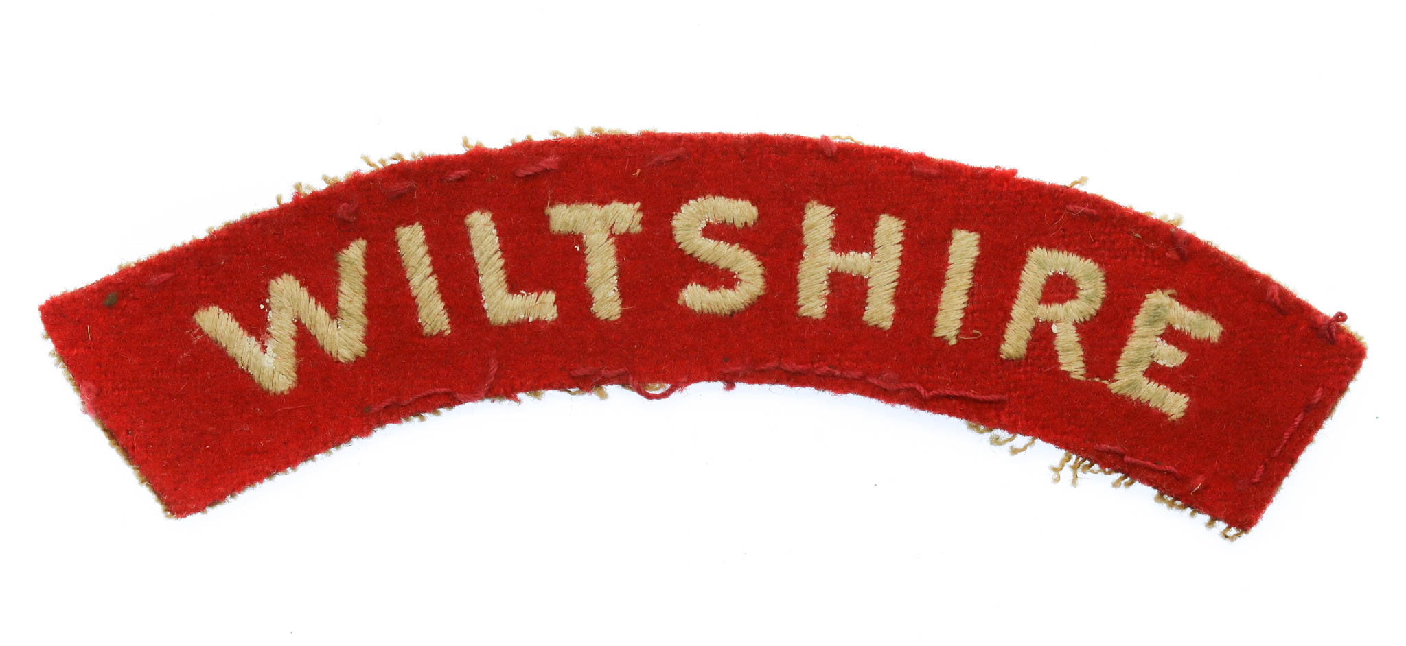 Wiltshire Regiment (WILTSHIRE) Cloth Shoulder Title