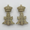 Pair of 19th Hussars Collar Badges