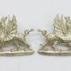 Pair of 1st Bn. Monmouthshire Regiment Officer's Collar Badges