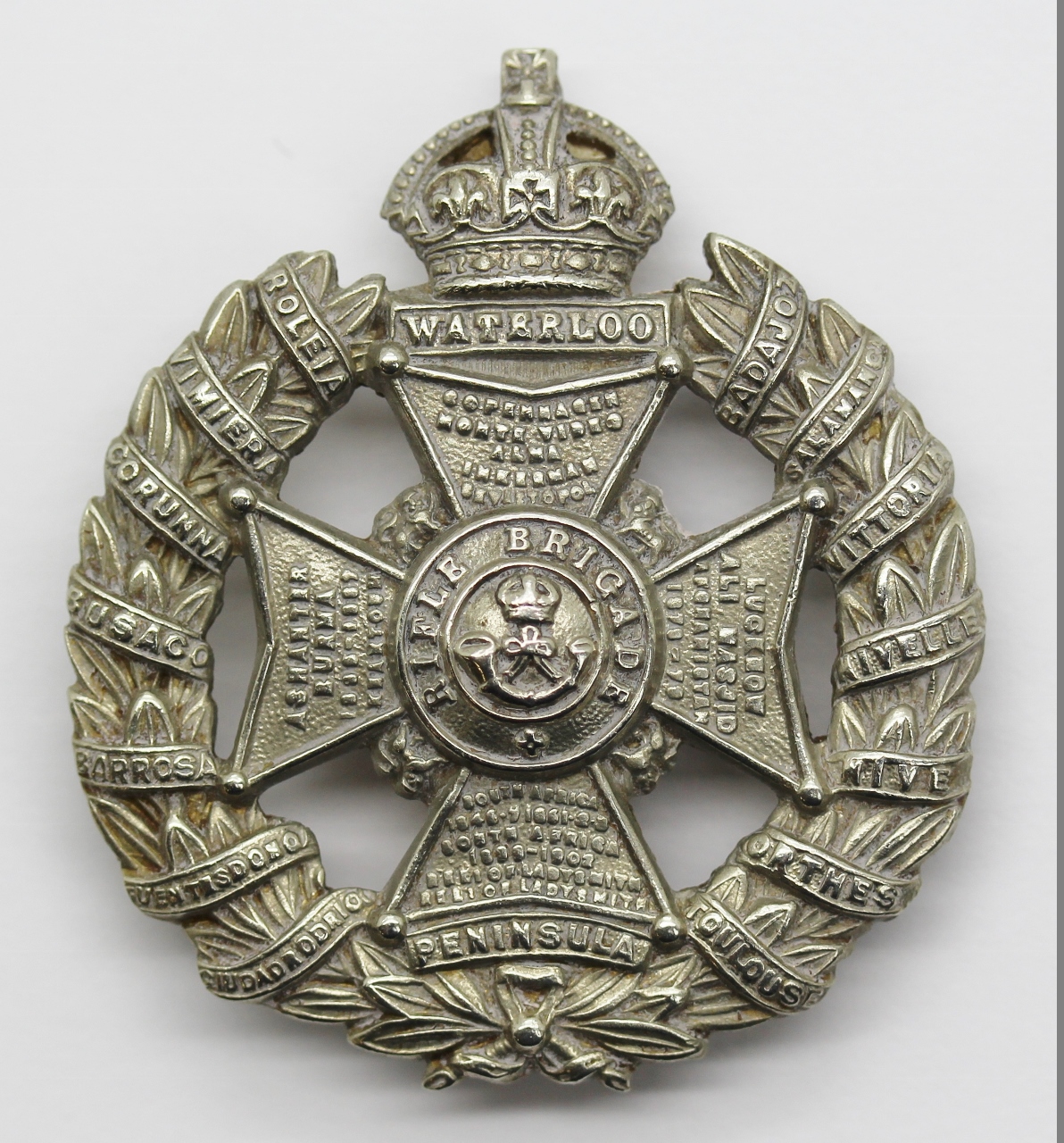 Rifle Brigade Cap Badge - King's Crown