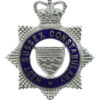 West Sussex Constabulary Senior Officer's Enamelled Cap Badge - Queen's Crown