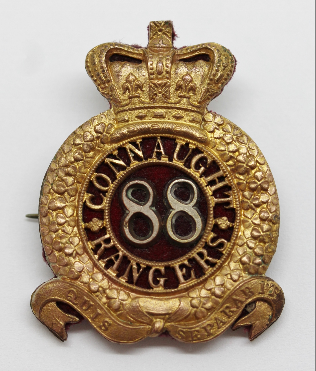 Victorian 88th Regiment (Connaught Rangers) Officer's Pagri Badge