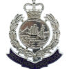 Royal Hong Kong Police Enamelled Cap Badge - Queen's Crown