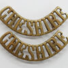 Pair of Cheshire Regiment (CHESHIRE) Shoulder Titles