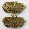 Pair of Cheshire Yeomanry (Y/CHESHIRE) Shoulder Titles