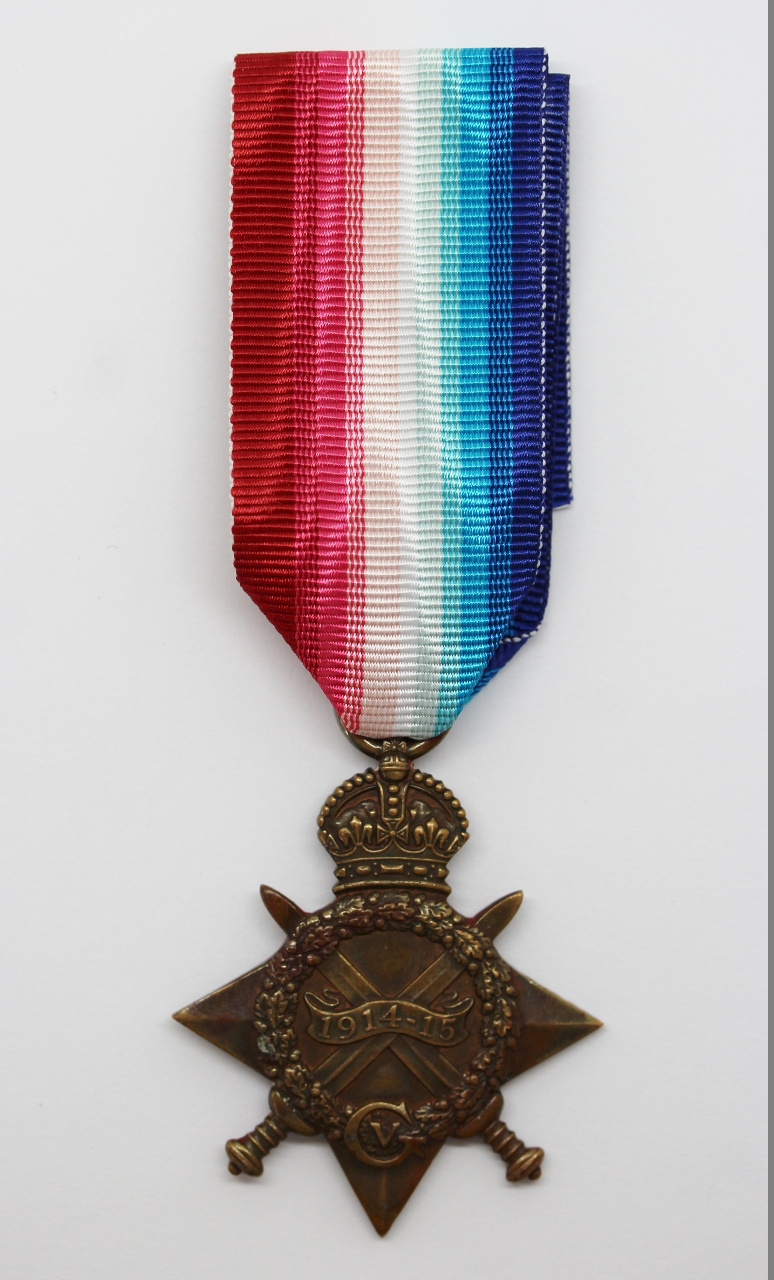 WW1 1914-15 Star. 15762 Pte. A. Ellison. 17th (1st City Pals) Bn. King's (Liverpool) Regiment