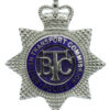 British Transport Commission (B.T.C.) Police Senior Officer's Enamelled Cap Badge - Queen's Crown