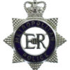 Metropolitan Police Senior Officer's Enamelled Cap Badge - Queen's Crown