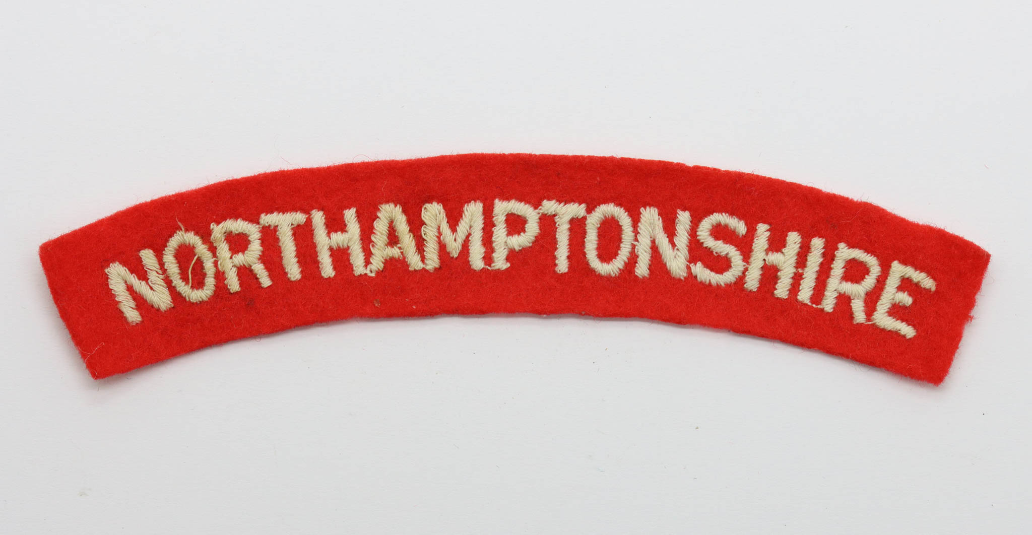 Northamptonshire Regiment (NORTHAMPTONSHIRE) Cloth Shoulder Title
