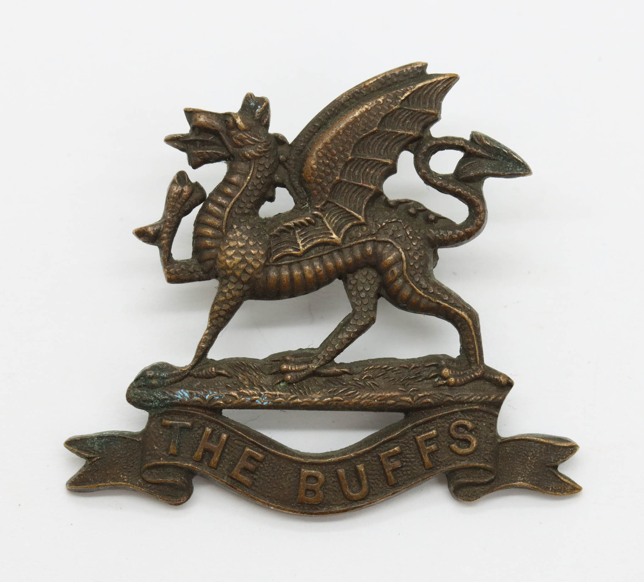 East Kent Regiment (The Buffs) Officer's Service Dress Collar Badge