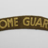 WW2 Home Guard (HOME GUARD) Painted Cloth Shoulder Title
