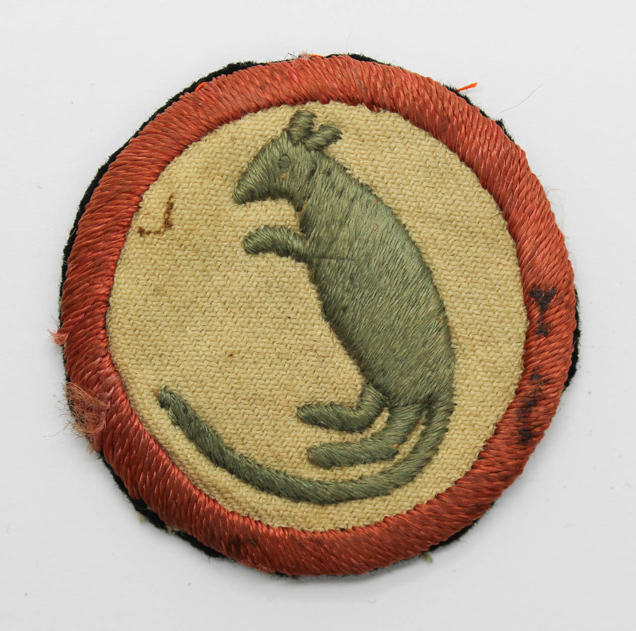 7th Armoured Brigade WW2 Cloth Formation Sign