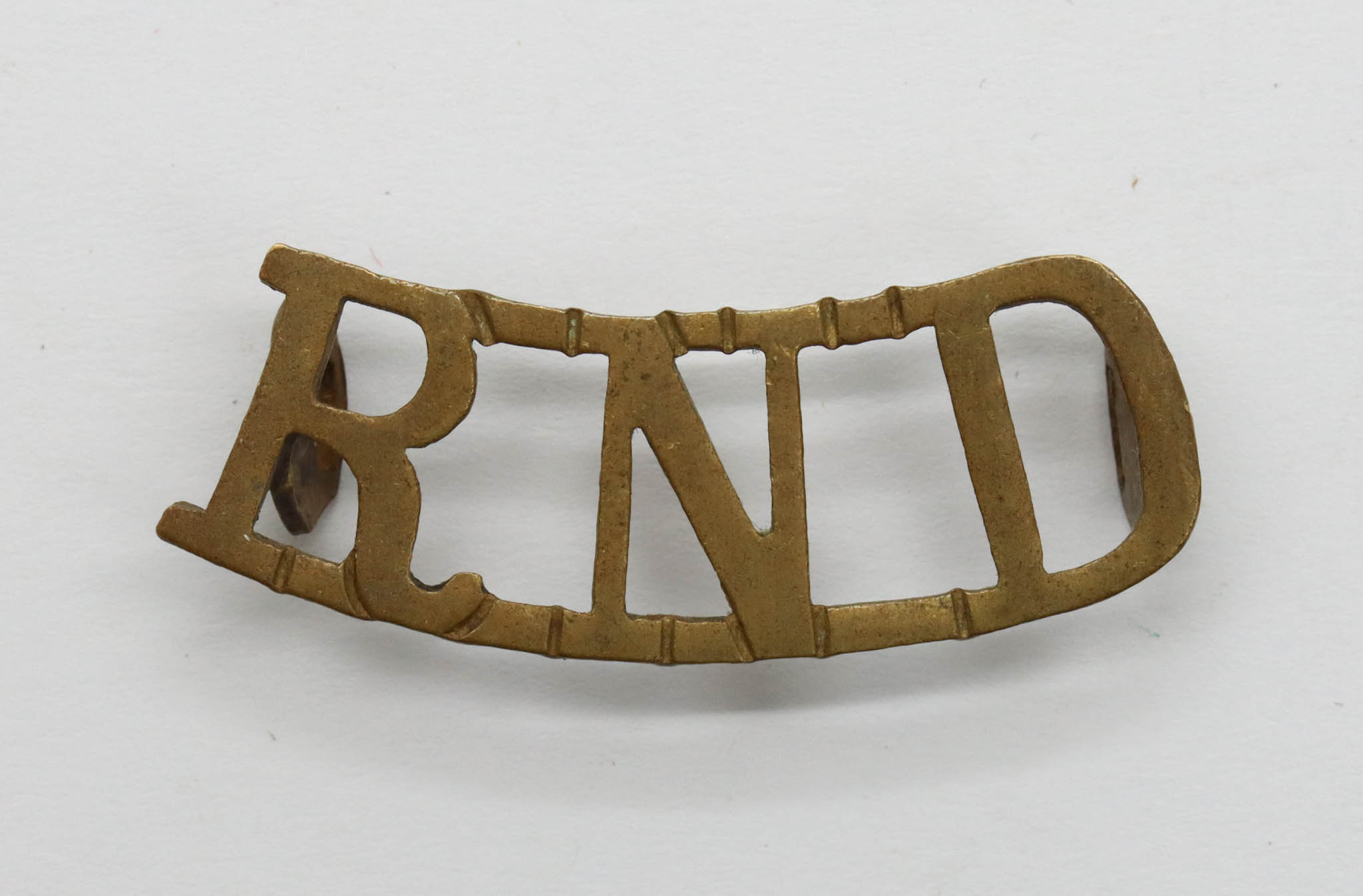 WWI Royal Naval Division (R.N.D.) Shoulder Title