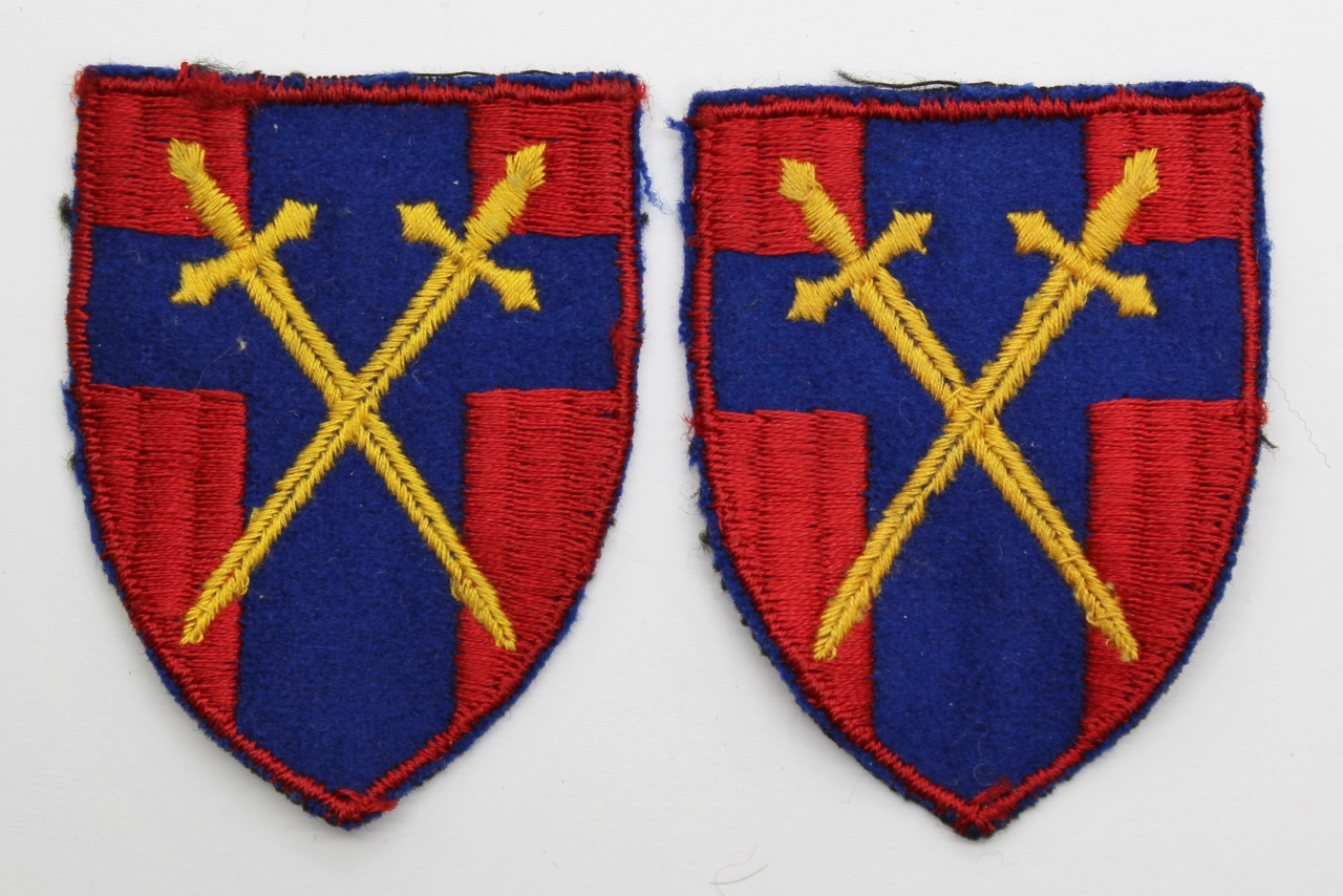 Pair of 21st Army Group Cloth Formation Signs