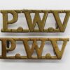 Pair of South Lancashire Regiment (P.W.V.) Shoulder Titles