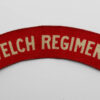 Welch Regiment (WELCH REGIMENT) WW2 Printed Shoulder Title
