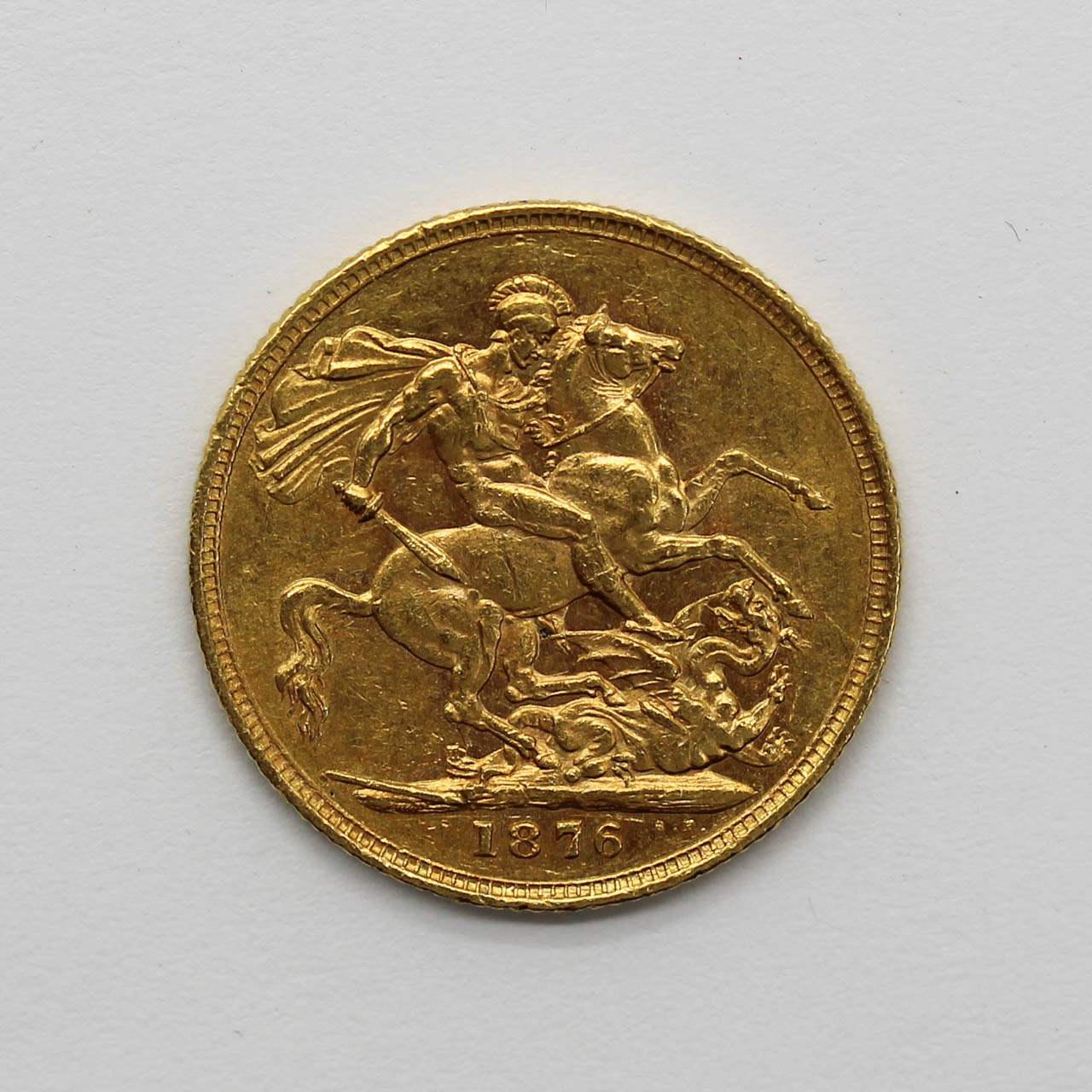1876 Victoria 22ct Gold Full Sovereign Coin
