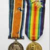 WW1 British War & Victory Medal Pair - Pte. G.A. Pugh, King's Shropshire Light Infantry