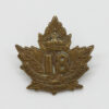 Canadian 18th (Western Ontario Regiment) Infantry Bn. C.E.F. WWI Collar Badge