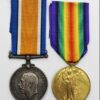 WW1 British War & Victory Medal Pair - Pte. J. Gillie, Durham Light Infantry