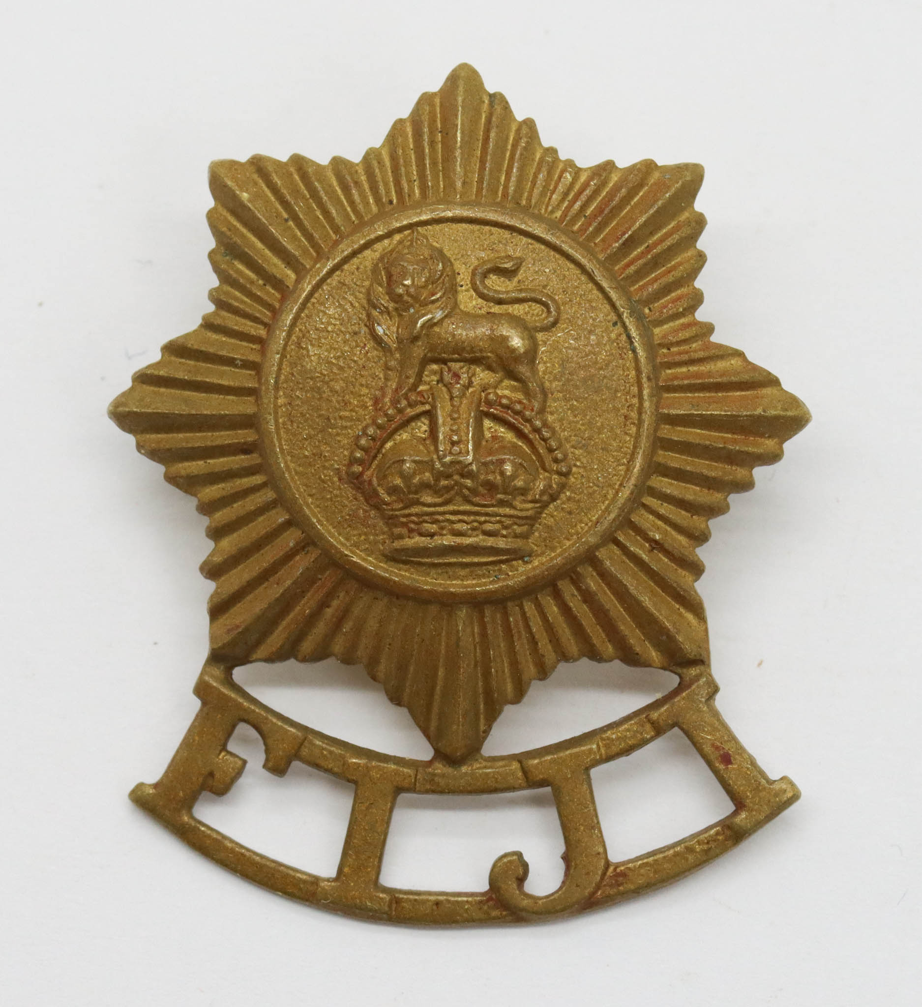Fiji Defence Force Cap Badge - King's Crown