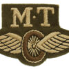 British Army Motor Transport (M.T.) Winged Wheel Cloth Proficiency Arm Badge