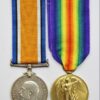 WW1 British War & Victory Medal Pair - Pte. F.G. Head, Somerset Light Infantry