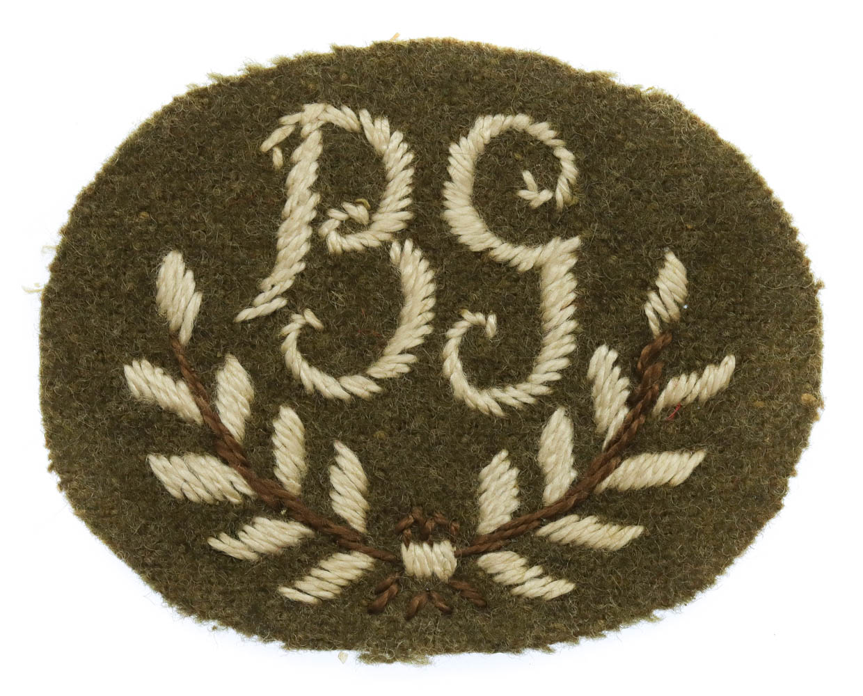 British Army Bren Gunner (B.G.) Cloth Proficiency Arm Badge