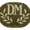 British Army Driver/Mechanic (D.M.) Cloth Proficiency Arm Badge