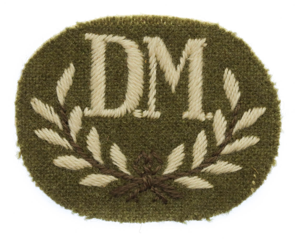 British Army Driver/Mechanic (D.M.) Cloth Proficiency Arm Badge