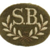 British Army Stretcher Bearer (S.B.) Cloth Proficiency Arm Badge