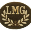British Army Light Machine Gunner (L.M.G.) Cloth Proficiency Arm Badge