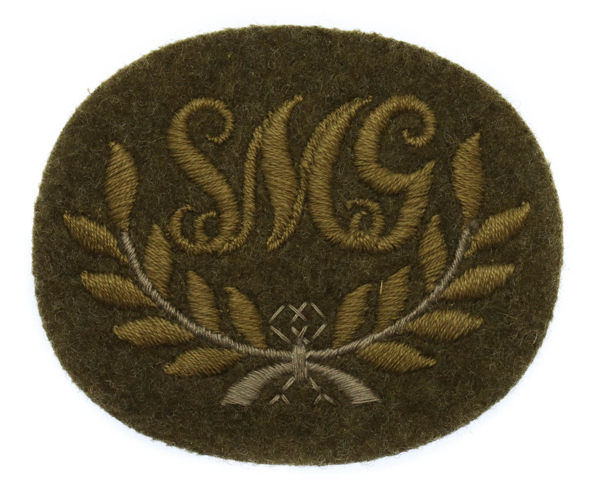 British Army Sten Machine Gun (S.M.G.) Cloth Proficiency Arm Badge