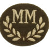 British Army Mortar Man (M.M.) Cloth Proficiency Arm Badge