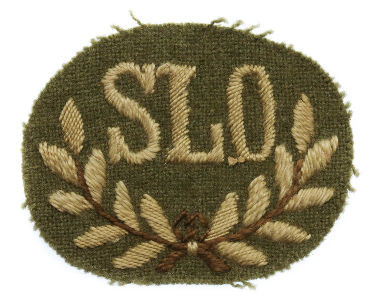 British Army Searchlight Operator (S.L.O.) Cloth Proficiency Arm Badge